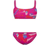 Adidas Flower Bikini Womens Lucid Fuchsia 6 (XXS) Female