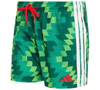 adidas - Football Inspired Graphic AOP 5'' Shorts - Short de bain - S - semi solar green / better scarlet