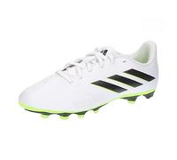 adidas Football Shoes (Firm Ground) Copa Pure.4 FxG J, FTWR White/Core Black/Lucid Lemon, GZ2551, 5-