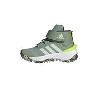 adidas Fortatrail Shoes Kids Chaussures de Course, Silver Green/Linen Green/Lucid Lemon, 38 EU