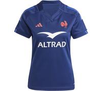 Adidas France Rugby Home Shirt 2024 Womens Bleu foncé 12 (M) Female