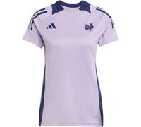 Adidas France Rugby Performance T-Shirt 2025 Womens Poudre de prune 16 (XL) Female