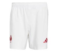adidas Homme France Rugby Replica Playing Short Shorts, White, XS