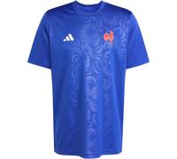 Adidas France Rugby Supporter T-Shirt 2025 Adults Team Ryl blue L Male