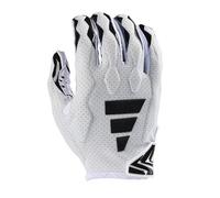 adidas Freak 6.0 Padded Receiver Football Gloves, White/Black, Medium
