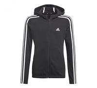 adidas G 3s Fz HD Sweat-Shirt pour Fille, Garçon, Maillot de survêtement, GQ8356, Noir/Blanc, 10 años