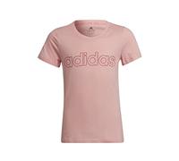 Adidas G Lin T T-Shirt Girl's, Glory Pink/Legacy Burgundy, 9-10Ans