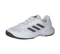 Adidas Gamecourt 2 M Chaussures de Tennis pour Homme, Noir/Blanc (Ftwbla Negbás Ftwbla), 44 EU
