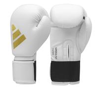 adidas Speed 50 Gants de Boxe Adulte Unisexe, Blanc/doré, 0,35 l