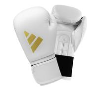 Adidas Gants de Boxe Speed 50 pour Adultes, Gants de Boxe 16 oz, Gants de Frappe Confortables et durables, Blancs