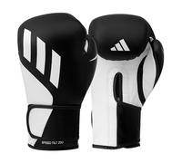 adidas Gants de Boxe Speed Tilt 250 avec Technologie Tilt innovante, Noir/Blanc, 16 oz