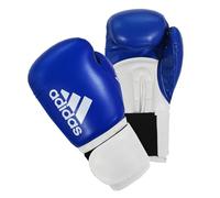 adidas Gants de Boxe Unisexes pour Homme, Femme, Enfant, entraînement de Sparring Hybride 100, 170,1 g, 226,8 g, 283,5 g, 340,2 g, 396,9 g, 453,6 g, Bleu, 283,5 g.