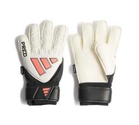 Adidas Gants de gardien Mixte Enfant Predator Match Fingersave Blanc/Noir/Solar Turbo Taille 7