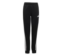 adidas Garçon Boys 3 Stripes Essentials Pants, Black/White, 11-12 Years