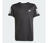 adidas Garçon Boys Club Tennis 3-Stripes Shirt, Black, 15-16 Years