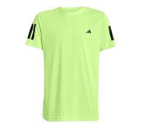 adidas Garçon Boys Club Tennis 3-Stripes T-Shirt, Lucid Lemon, 15-16 Years