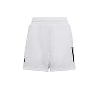 adidas Garçon Club Tennis 3-Stripes Shorts, White, 5-6 Years