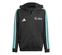adidas Garçon Mercedes - AMG Petronas Formula One Team DNA Full Zip Hood Youth, Black/White, 11-12 Years
