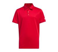 adidas Garçon Performance Short Sleeve Polo Shirt Kids, COLRED, 13-14 Years
