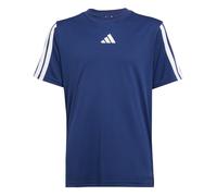 adidas Garçon Train Essentials 3-Stripes T-Shirt, Dark Blue/White, 15-16 Years