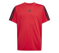 adidas Garçon Train Essentials 3-Stripes T-Shirt, Pure Ruby/Black, 7-8 Years
