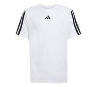 Adidas Garçon Train Essentials 3-Stripes T-Shirt, White/Black, 9-10 Years