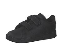 adidas Garçon Unisex Kinder Advantage Lifestyle Court Two Hook-and-Loop Shoes Chaussures de Tennis, Core Black/Core Black/Grey Six, 20 EU