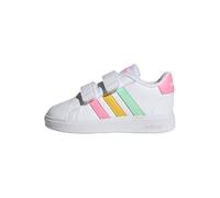 Chaussures adidas Grand Court Hook and Loop blanc pur rose orange bébé - 24