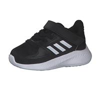 adidas Garçon Unisex Kinder Runfalcon 2.0 Chaussure de Course sur Route, Core Black/Cloud White/Silver Metallic, Numeric_24 EU