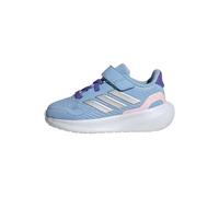 adidas Garçon Unisex Kinder RUNFALCON 5 Shoes Infants Chaussures de Course, Glow Blue/Silver Metallic/Clear Pink, 21 EU