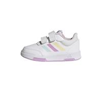 adidas Garçon Unisex Kinder Tensaur Hook and Loop Shoes Chaussures de Course, Cloud White/Blue/Bliss Lilac, 23.5 EU