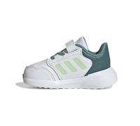 adidas Garçon Unisex Kinder TENSAUR Run 3.0 Shoes Infants Chaussures, FTWR White/Semi Green Spark/preloved Teal, 19 EU