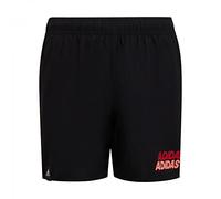 adidas Garçon Yb Lin Shorts Swimsuit, Black/Vivid Red, 5-6 ans EU
