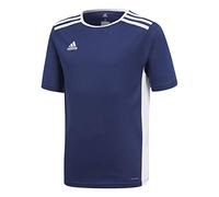 Adidas Garçons Jersey (Short Sleeve) Entrada 18 Jsyy, Dark Blue/White, CF1047, 128