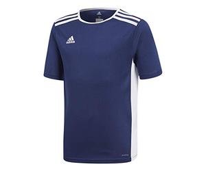 adidas Garçons Jersey (Short Sleeve) Entrada 18 Jsyy, Dark Blue/White, CF1047, 128