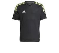 adidas Garçons Jersey (Short Sleeve) Tiro 23 JSY Y, Black/Pulse Lime, IN8167, 164