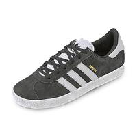 adidas Gazelle Baskets Homme, Solid Grey White Gold Metallic, 44 2/3 EU