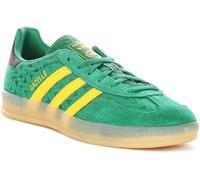 adidas Gazelle Indoor Baskets d'intérieur pour femme 3 bandes 60S rétro contrastées (vert, pointure 37)