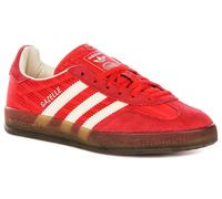 Adidas Gazelle Intérieure Textile 3-Rayas Rétro Femmes Trainer Rouge Blanc 3 - 8