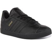 Adidas Gazelle J Style Rétro En Cuir Baskets Unisexes Grises Taille UK 3 - 6