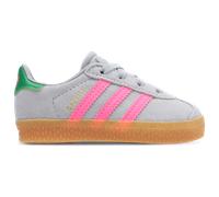 Chaussure Gazelle Comfort Closure Lacets Élastiques Enfants Halo Silver / Lucid Pink / Green 26 1/2