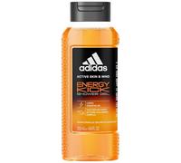 ADIDAS - Gel Douche Homme Tonifiant Citron, Fraîcheur Revitalisante pour Corps et Cheveux (250mL) - Le Lot De 3
