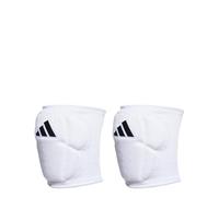 adidas Genouillères de volleyball unisexes de 12,7 cm, blanc/noir, taille M