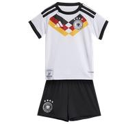 Adidas Germany 26/27 Baby Home Short Sleeve Junior Set Blanc 9-12 Months Enfants