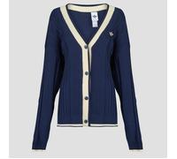 adidas Gilet CABLE KNIT CARDIGAN in Bleu EU L