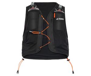Adidas - Gilet d'hydratation - Terrex Trail Vest 5L Black/White/Impact Orange en Nylon - Taille XS - Noir Noir XS