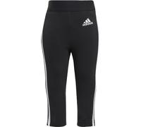 Adidas Girls 3 Stripes Leggings Noir/Blanc 6-9 Mois Female