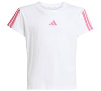 adidas T-shirt Fille 3-Stripes Essentials Blanc/Rose fusion 140 (9-10 ans)