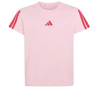 adidas - Girl's 3-Stripes Tee - T-shirt - 170 - clear pink / power pink