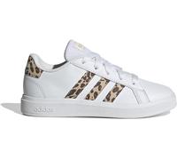 Adidas Girls Grand Court Trainers Blanc/Animal 4 (36.7) Female